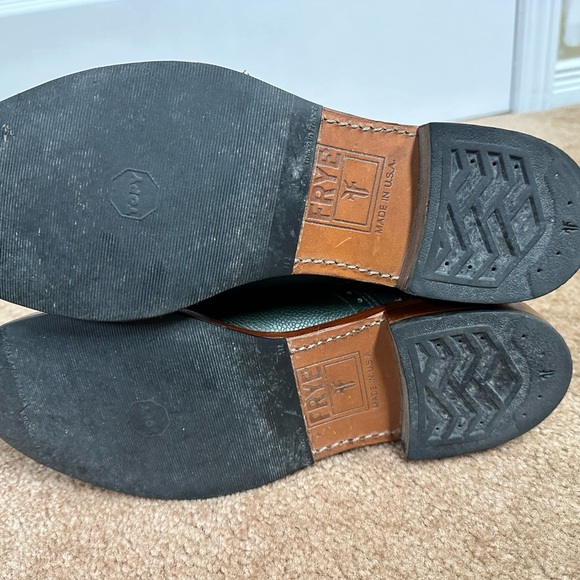 Frye USA Men’s 8.5 Arkansas Brogue Leather Boots Sold Elsewhere - Picture 5 of 10